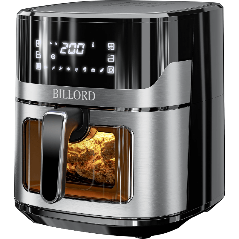 Stainless Air Fryer with Digital Touch Screen