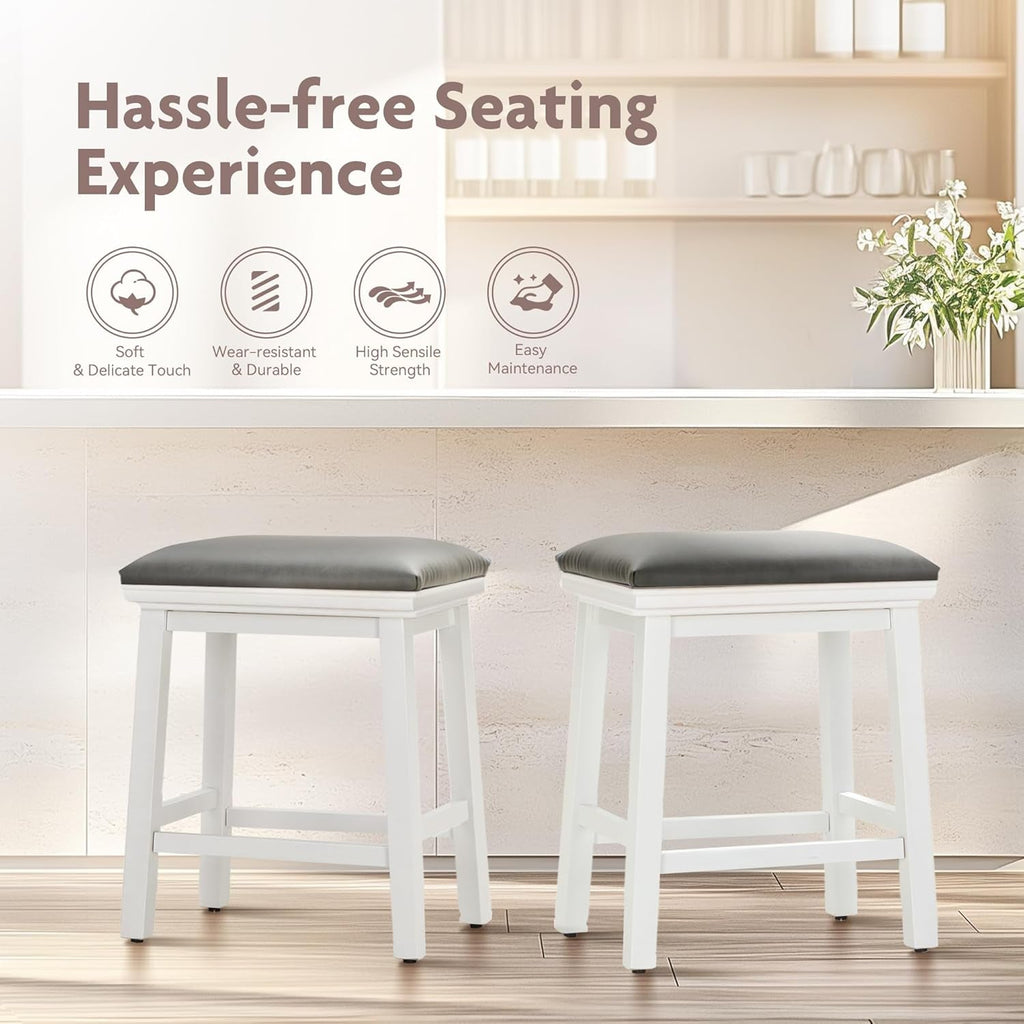 Modern 24 Inch Counter Height Bar Stools Set