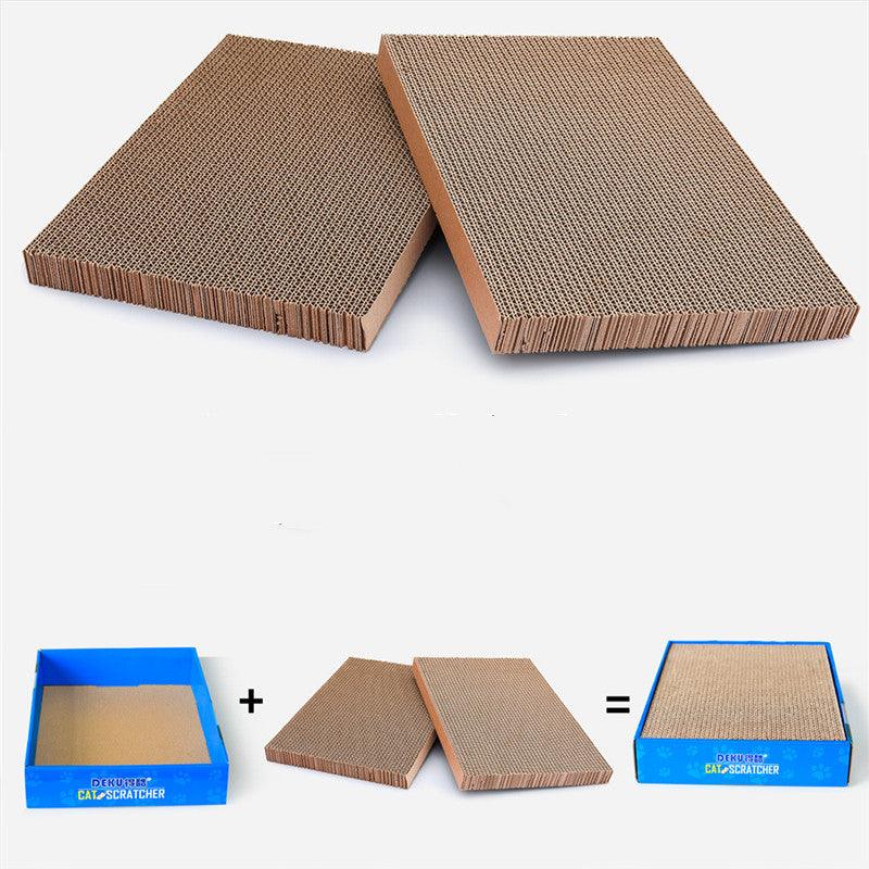 Feline Funhouse: Corrugated Cat Scratcher Box