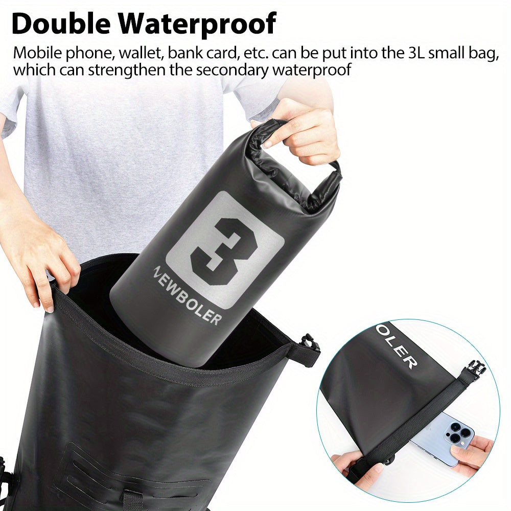 Waterproof Dry Bag Backpack Outdoor Gear-2