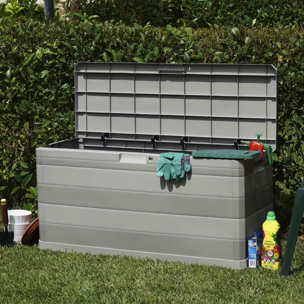 vidaXL Outdoor Storage Deck Box Chest Cabinet for Patio Cushions Garden Tools
