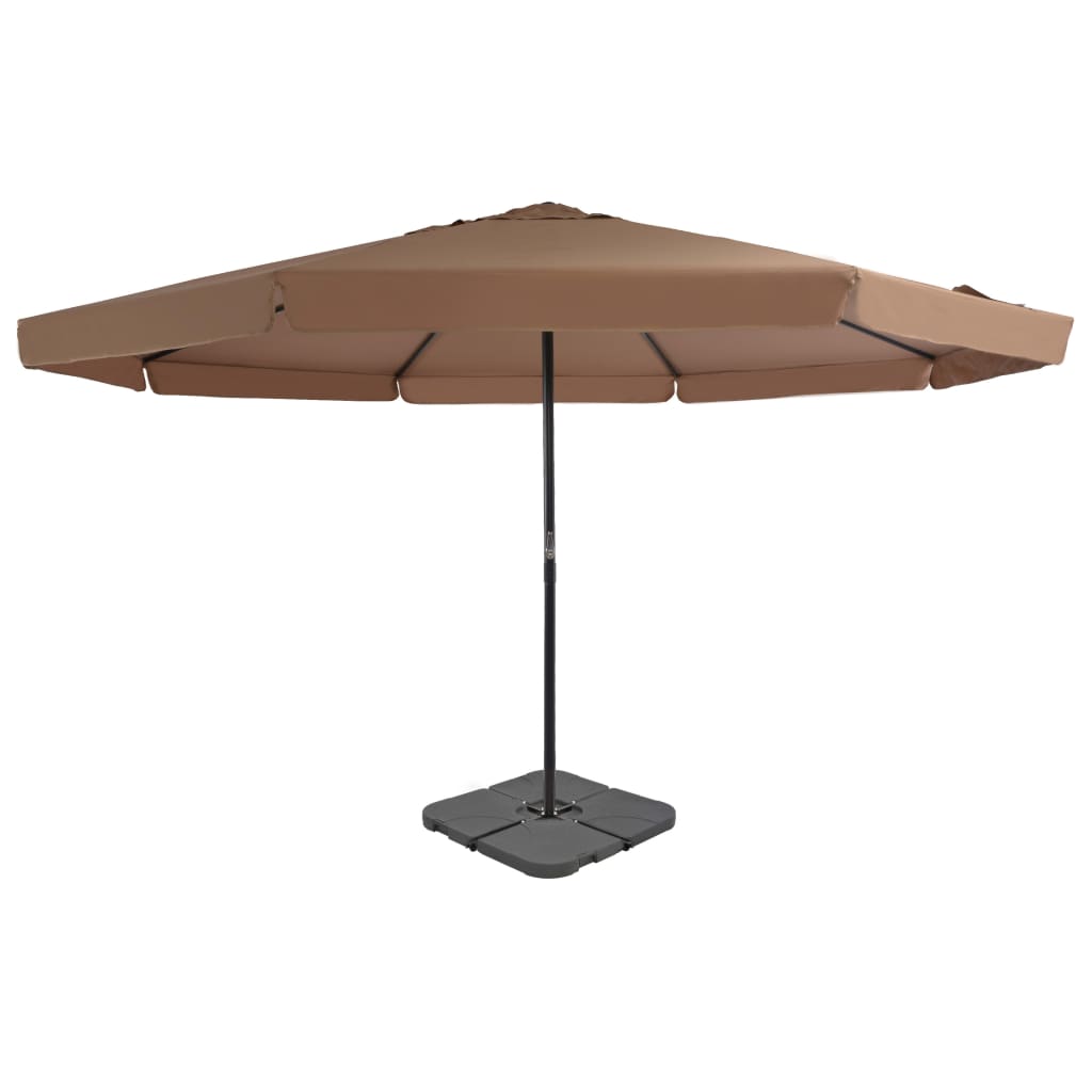 vidaXL Outdoor Umbrella Parasol with Fillable Base Patio Sunshade Sun Shelter