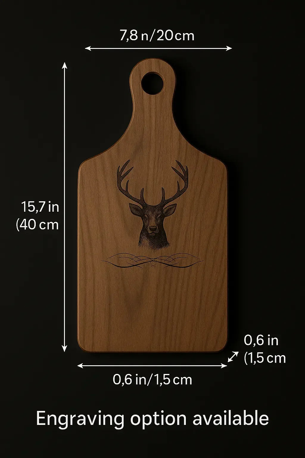Wooden cutting Board with customize engraving-1