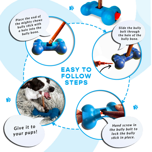 7" Standard Bully Sticks - Bully Bone Included