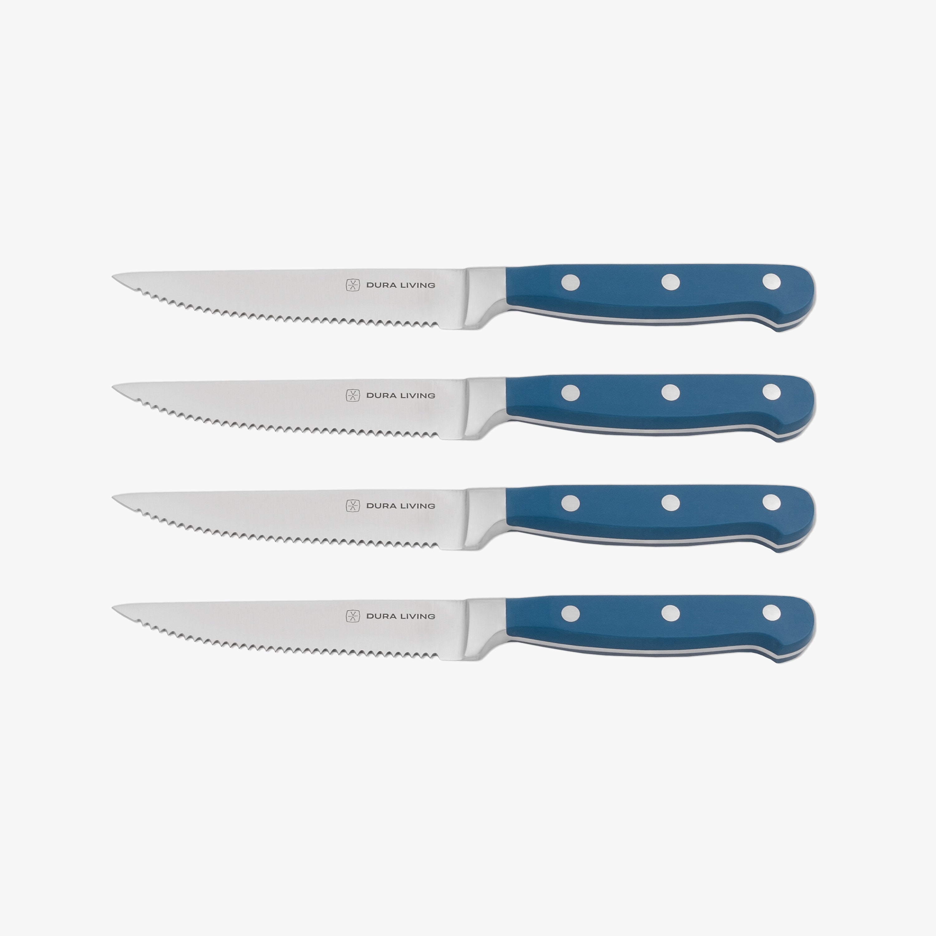 Superior Set of 4 Steak Knives - Royal Blue