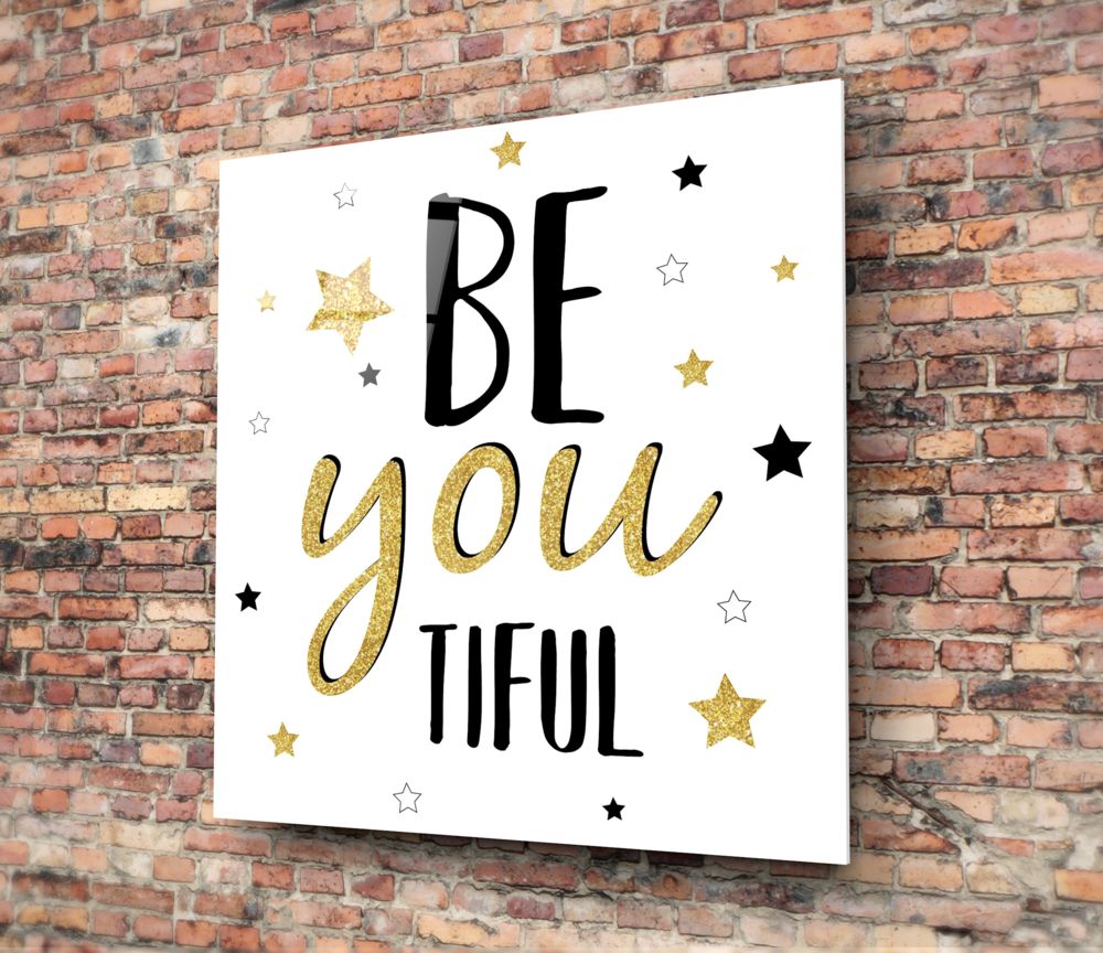 You Are Great Glass Wall Art