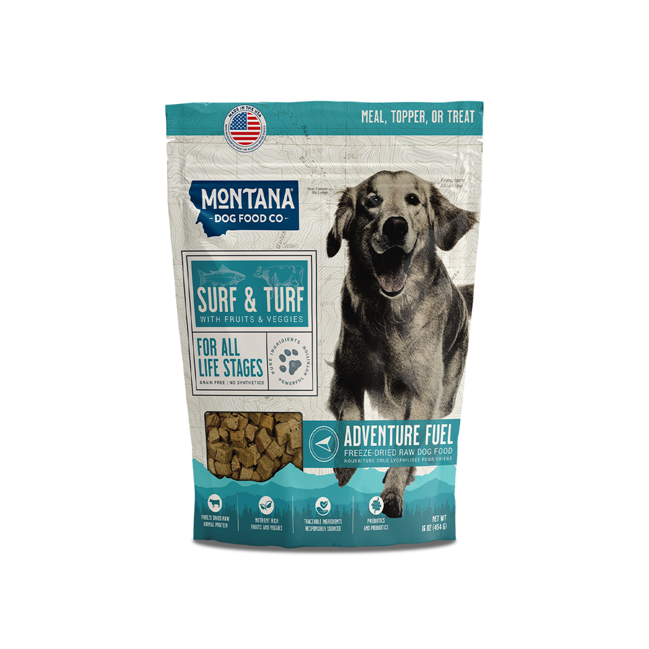 Grain-free Surf & Turf Freeze-dried Raw Adventure Fuel (Dog Food)