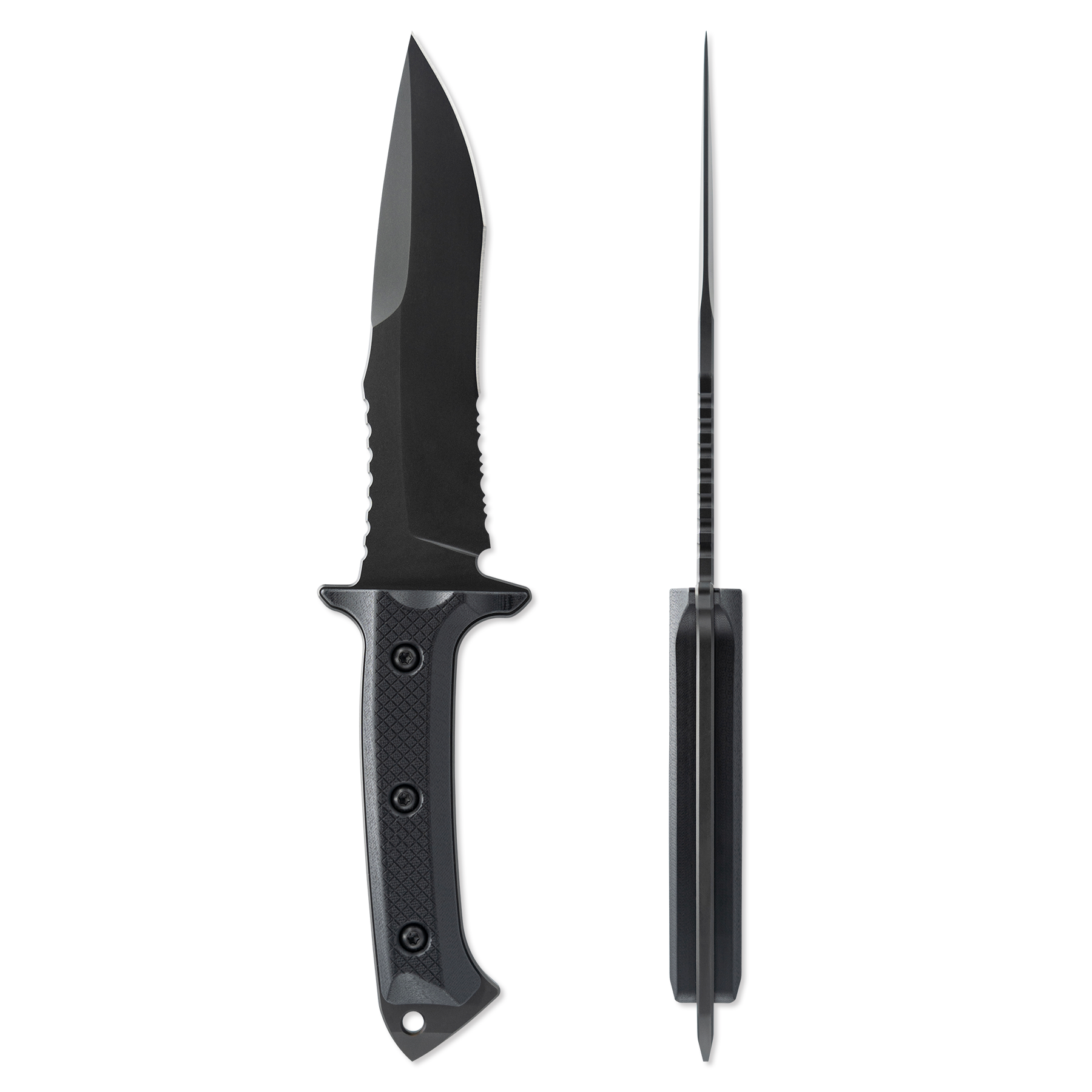 Riptide Spear Point Serrated