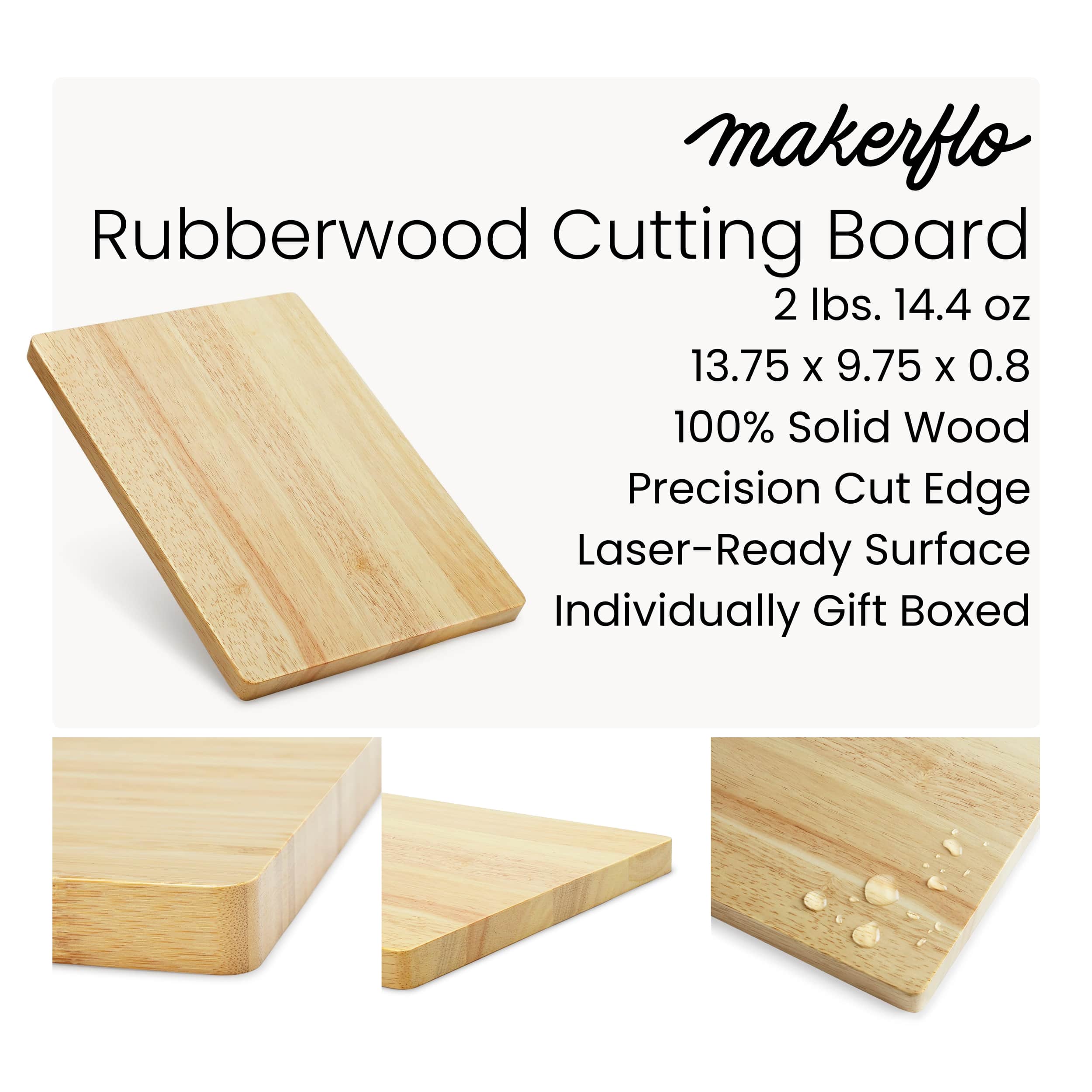 Rubberwood Cutting Board-1
