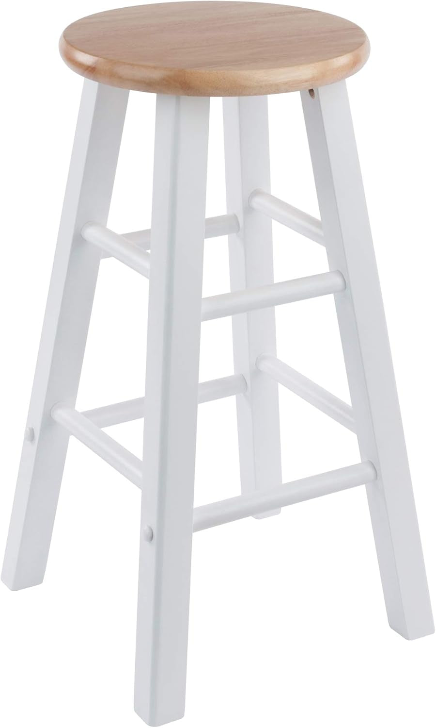 Element Counter Stools 24 Inch Natural White 2 Piece Set