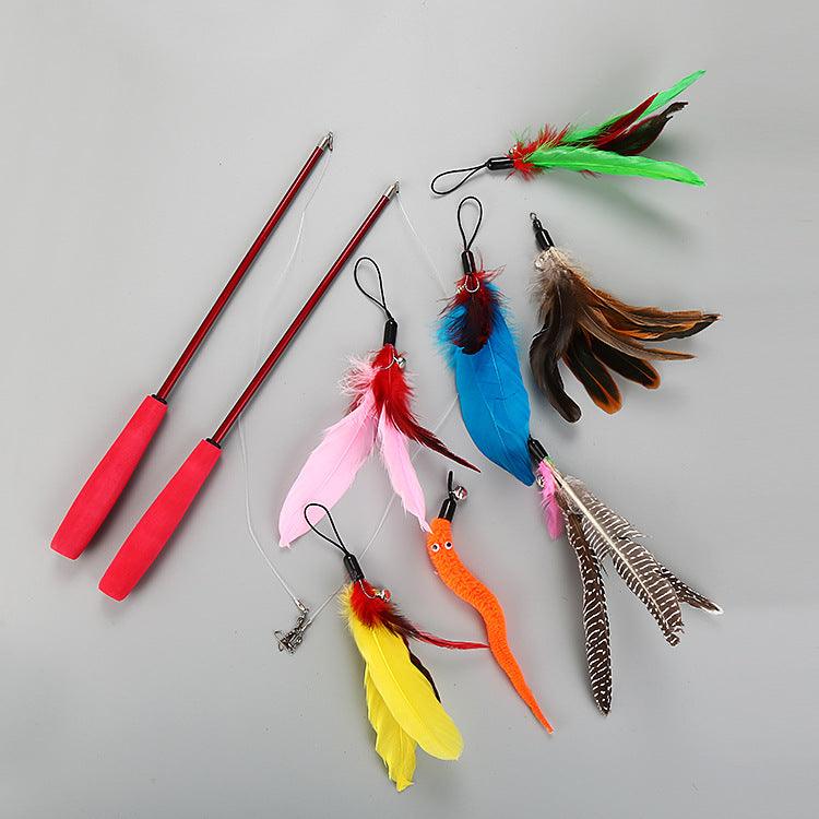 Feather Frenzy Cat Wand Set