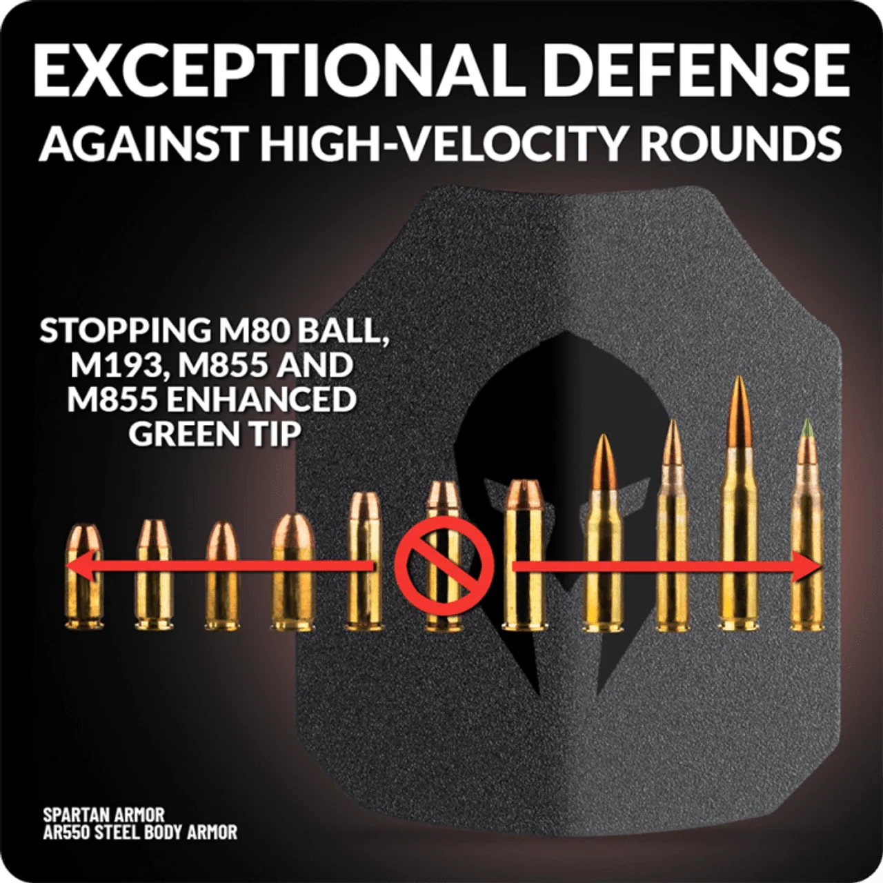 Spartan Level III+ AR550 Steel Body Armor (Set of 2)