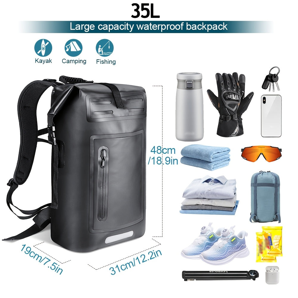 Waterproof Dry Bag Backpack Outdoor Gear-3