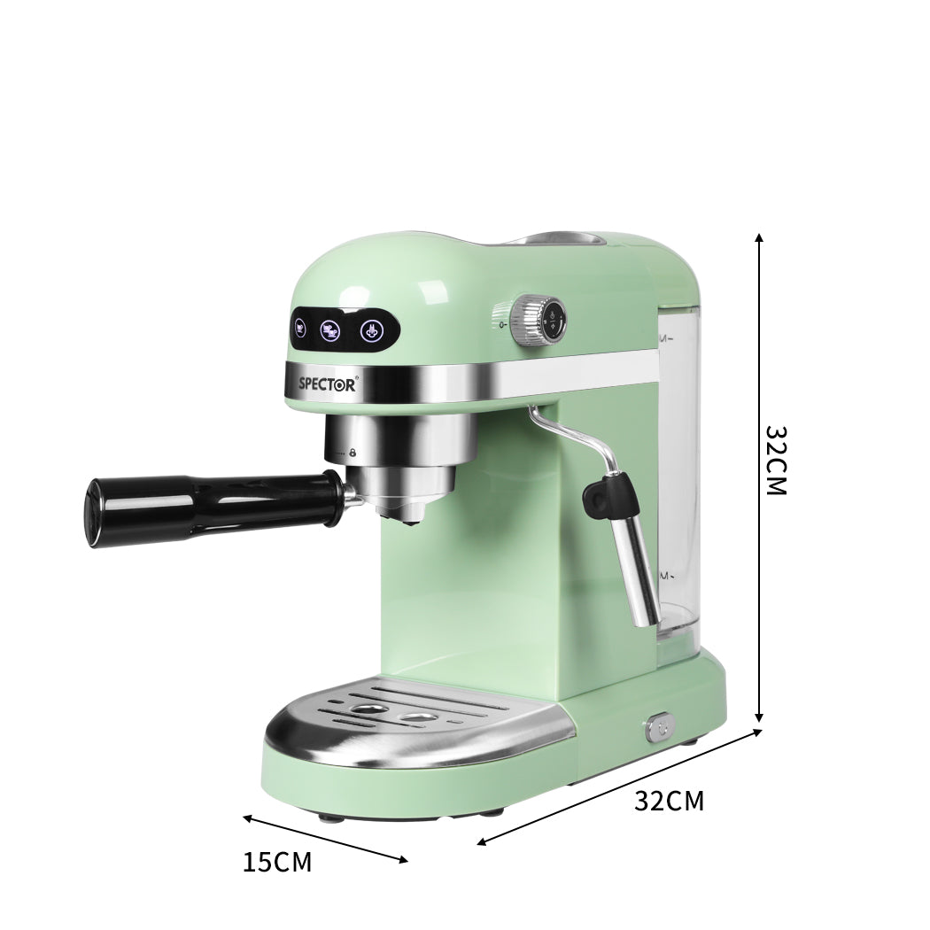 NNEIDS Spector Coffee Maker Machine Espresso Green Mint