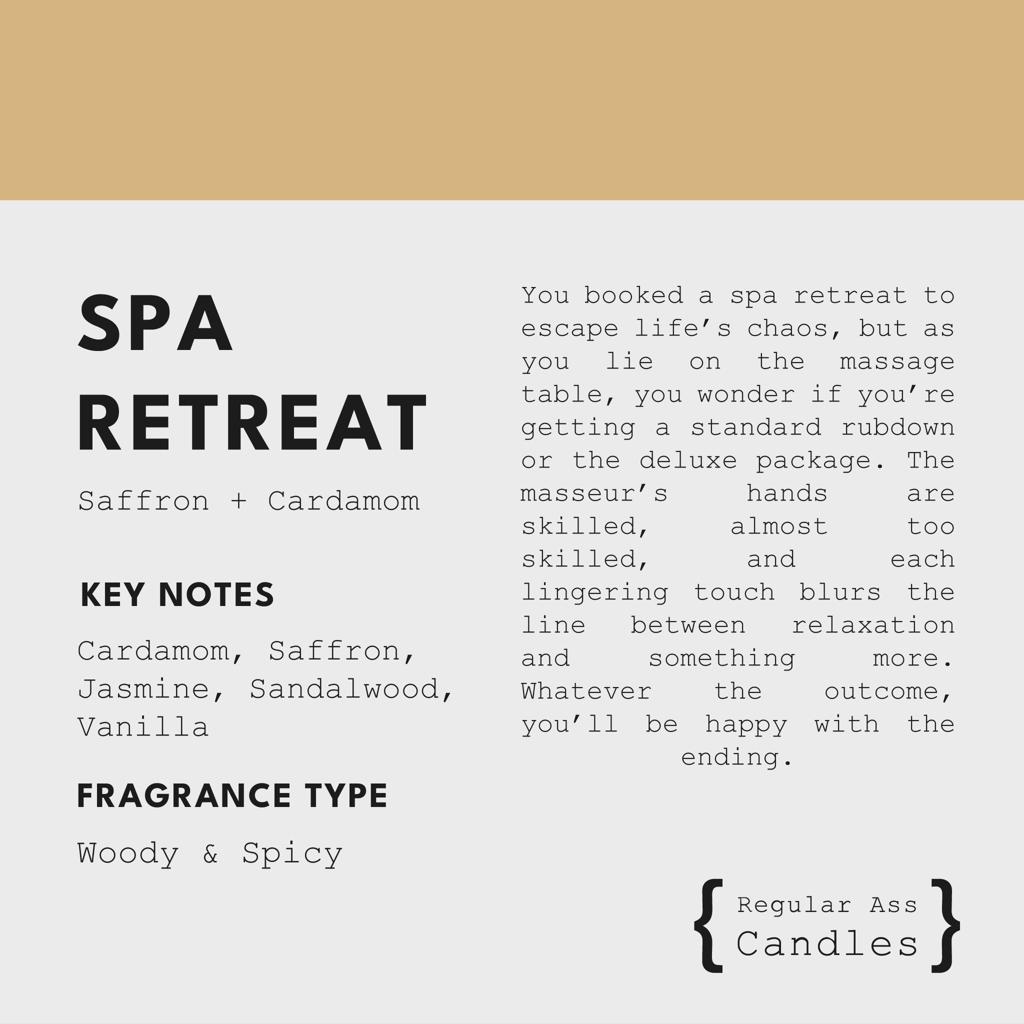 SPA RETREAT Candle