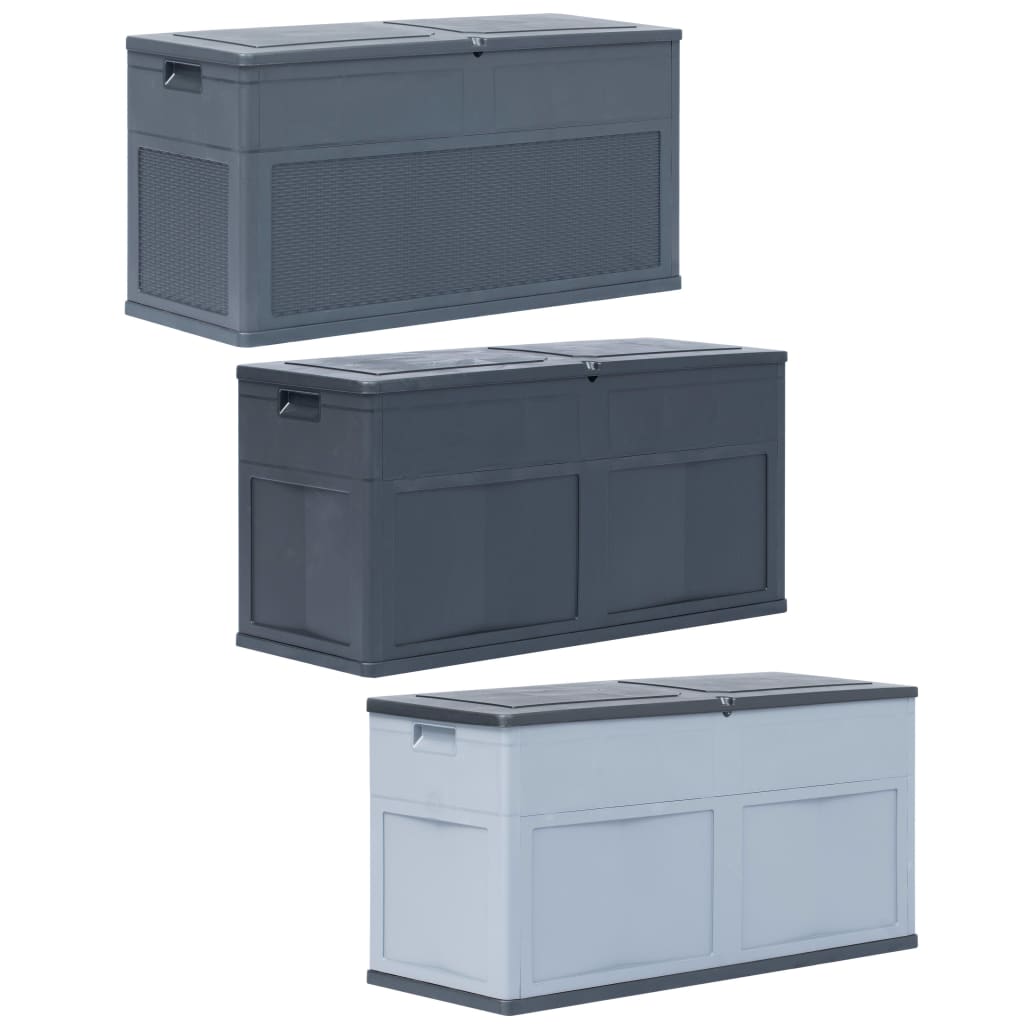 vidaXL Outdoor Storage Deck Box Chest Cabinet for Patio Cushions Garden Tools