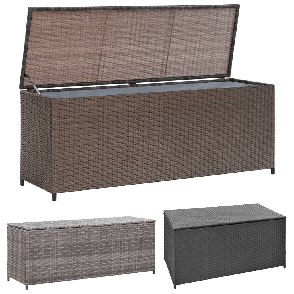 vidaXL Outdoor Storage Deck Box Chest Cabinet for Patio Cushions Garden Tools
